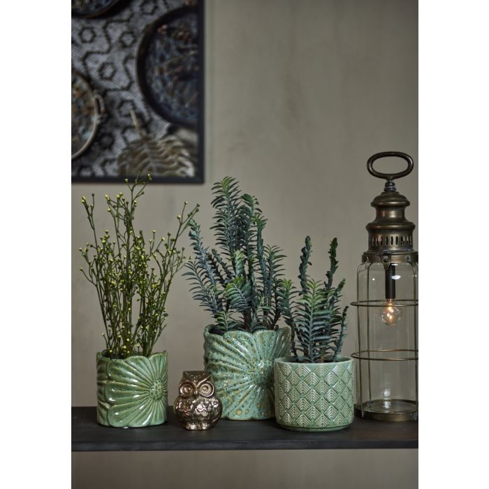 Guldfarvet ugle 8 cm høj