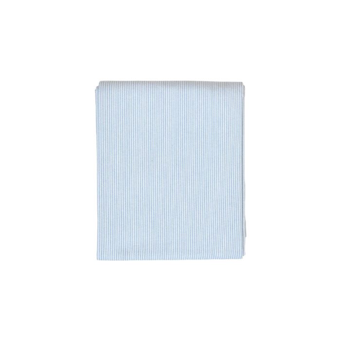 Blå og hvid stribet dug fra Speedtsberg