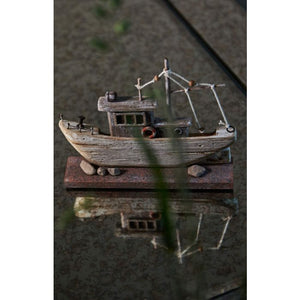 Speedtsberg Fiskerbåd hvid