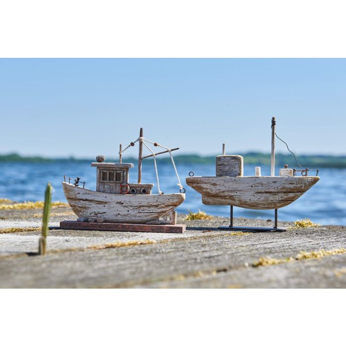 Speedtsberg Fiskerbåd hvid