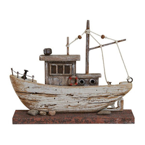 Speedtsberg Fiskerbåd hvid