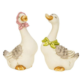 Gås med tørklæde 24 cm høj 