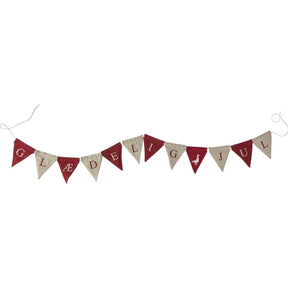 Guirlande med 'Glædelig Jul' 215 cm