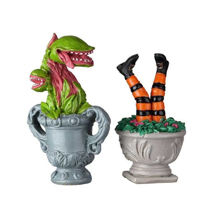 Spooky Planter Urns