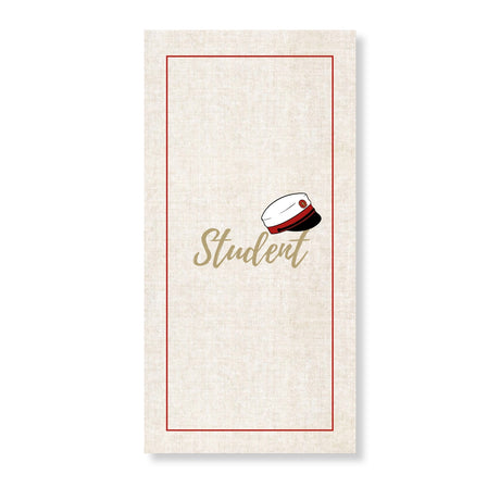 Servietter student rød hue fra Speedtsberg