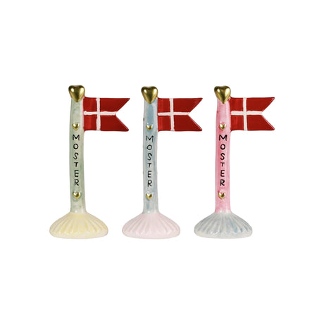 Flag i keramik til Moster fra Speedtsberg