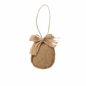 Påskeæg i stof natur