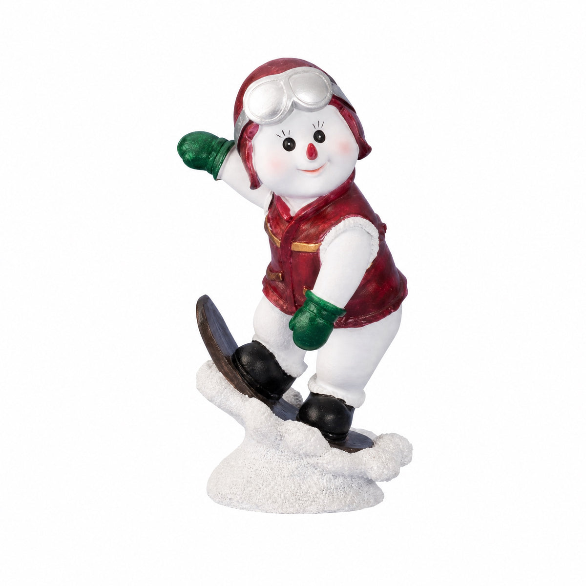 Snemand på ski eller snowboard