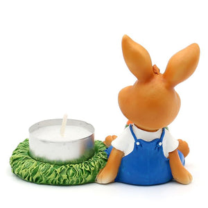 Påskehare med lysestage