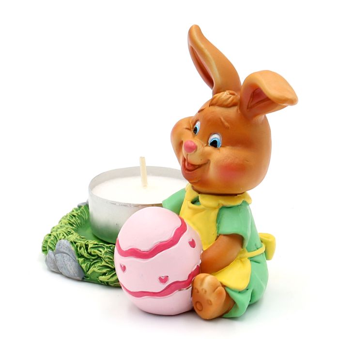 Påskehare med lysestage