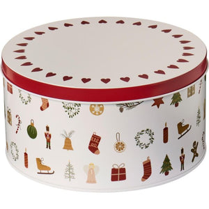 Kagedåse m/juleikoner