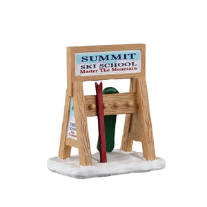 Ski Rack Sign