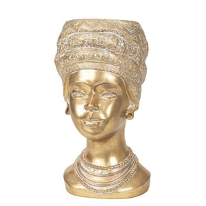 Buste afrikansk dame til plante