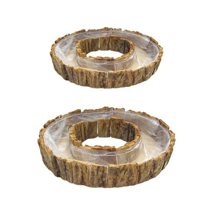 Dekorationsskål i lindetræ