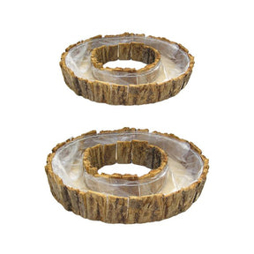 Dekorationsskål i lindetræ