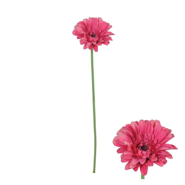 Gerbera blomsterstilk pink 55 cm