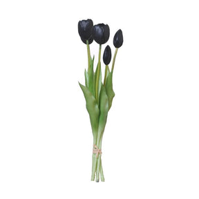 Buket med tulipaner 39 cm høje sorte