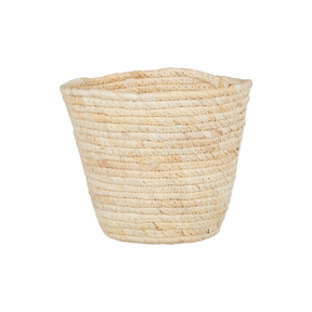 Ib Laursen cremefarvet urtepotteskjuler i majsblade