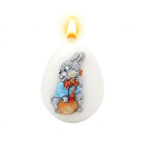 Påskelys med påskemotiv