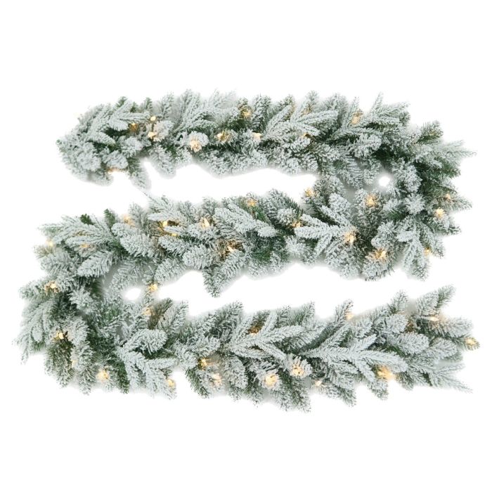 Lillehammer granguirlande med lys 270 cm lang