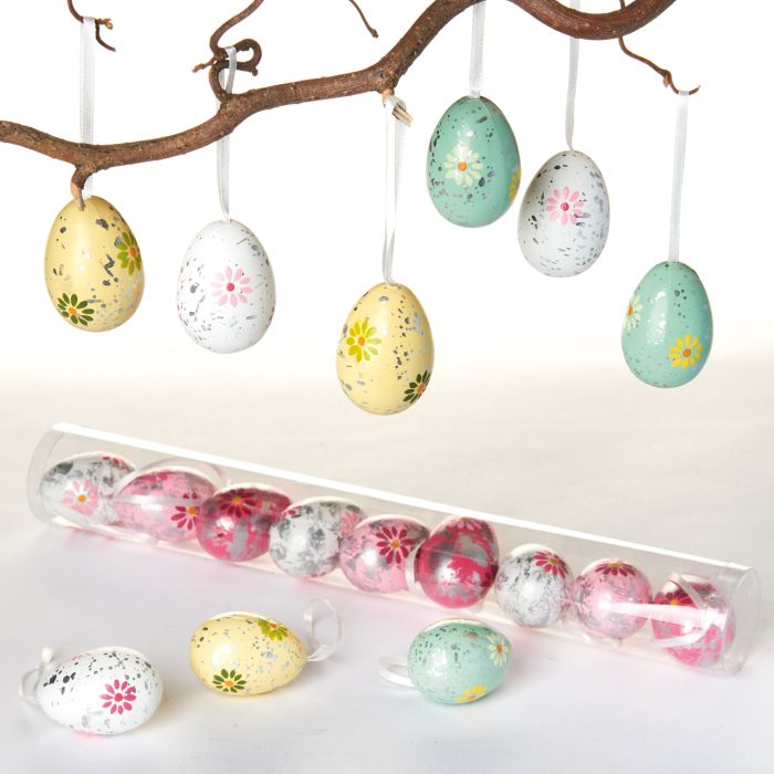 Påskeæg med blomster