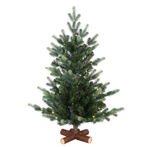 Bergen juletræ med lys 80 cm højt