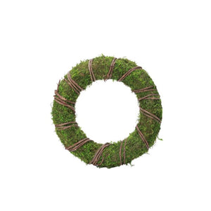 Moskrans med rattan 25 cm i dia