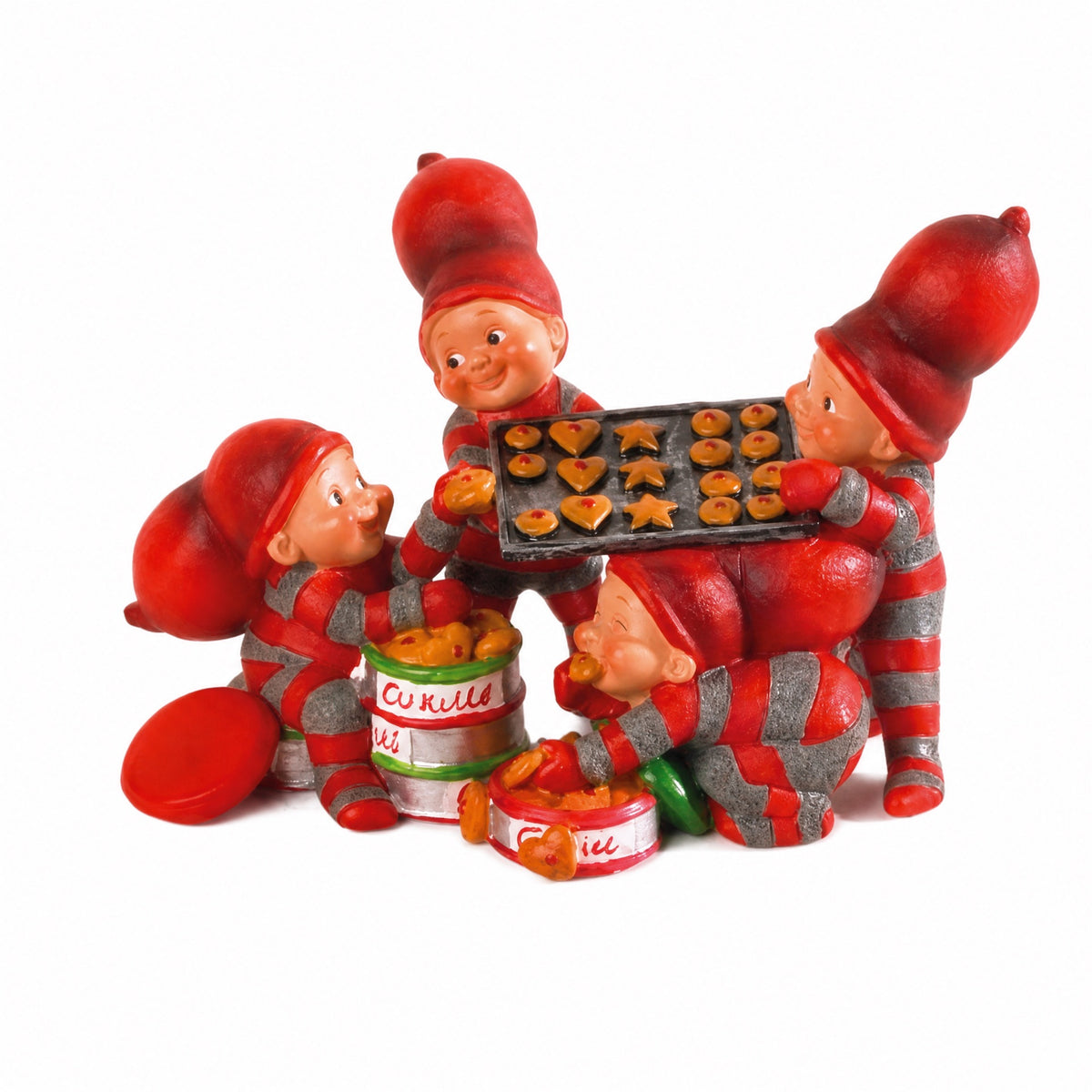 Babynisserne bager julekager
