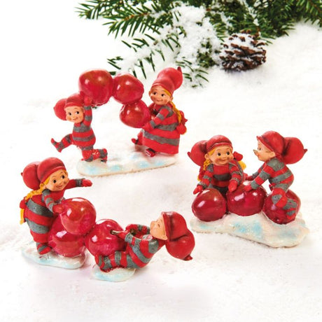 Babynisser med æbler