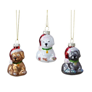 Julekugler Julehunde 3-pak