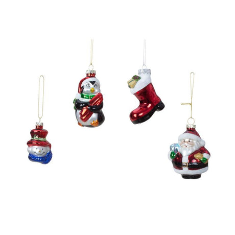Julekugler Julefigurer 4-pak