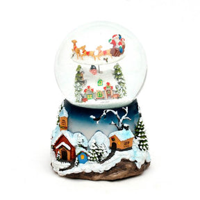 Snekugle Julemanden på kanetur