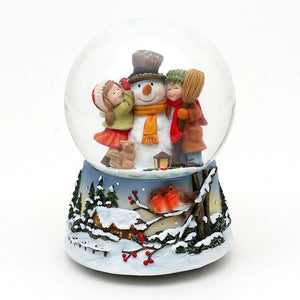 Snekugle Snemand med børn