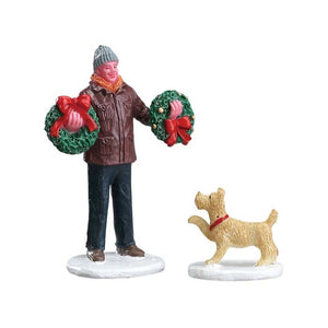 Tree Lot Figure, Set Of 2