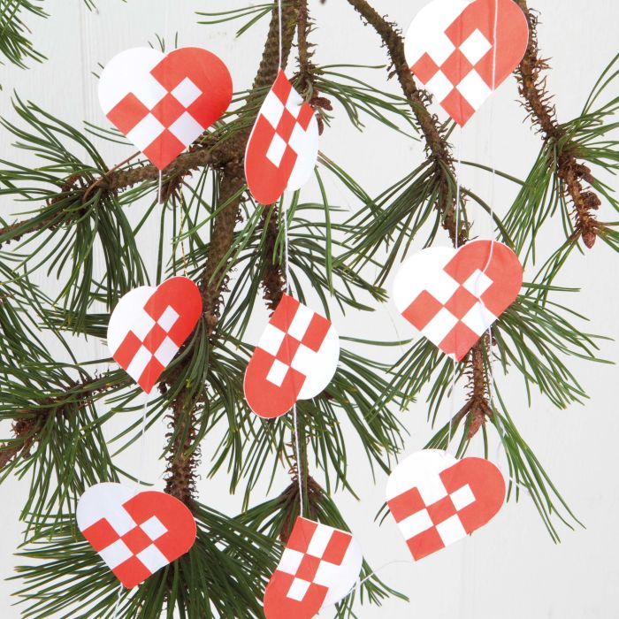 Guirlande med hjerter