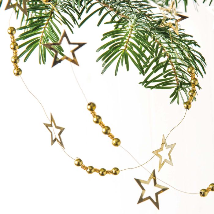 Guirlande med stjerner og perler
