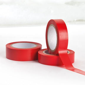 Rødt tape til vinduer