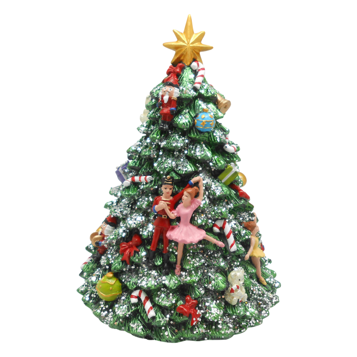 Spilledåse Juletræ med nøddeknækker