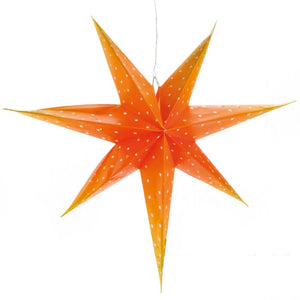 Stjerne orange 100 cm i dia