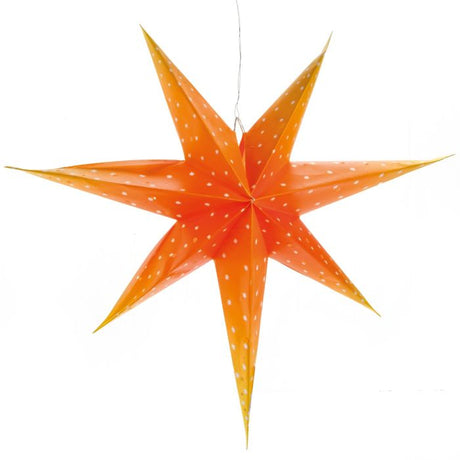 Stjerne orange 100 cm i dia