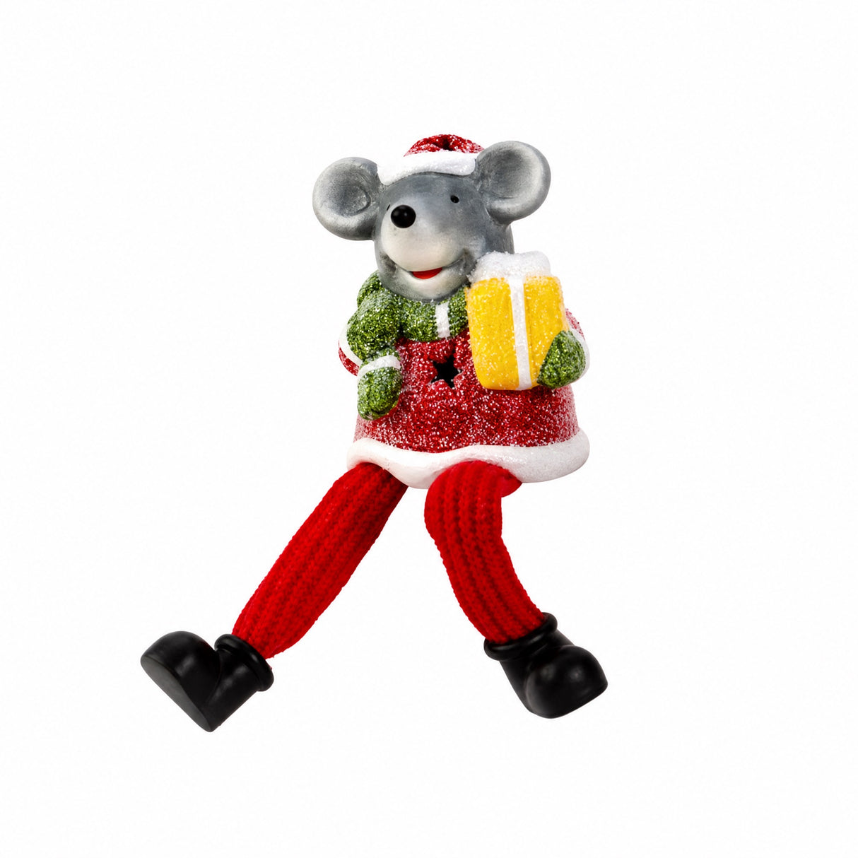 Julemus med hængeben