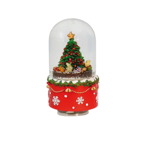 Snekugle med juletræ