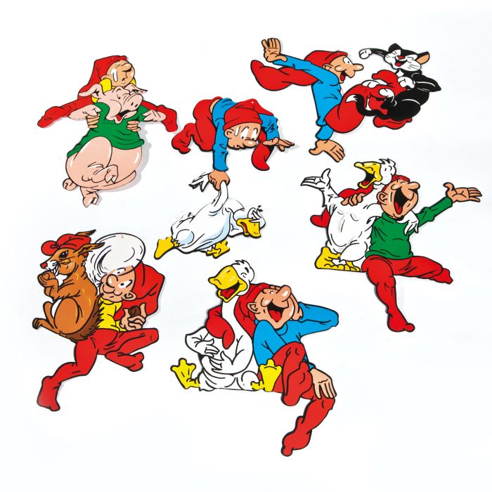 Brammingnisser i karton med dyr