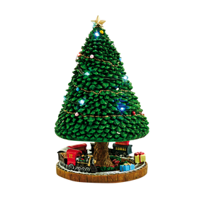 Spilledåse Juletræ med lys