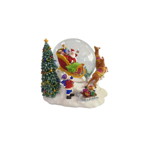 Julemanden på kanetur