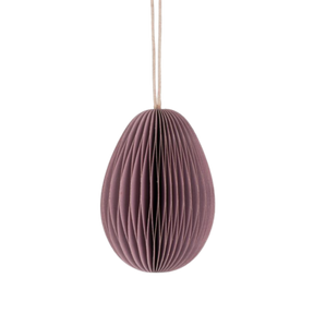 Påskeæg i papir lilla 7 cm