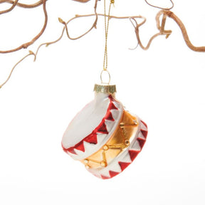 Julekugle Tromme 5 cm høj