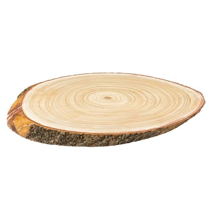 Træskive med årringe stor
