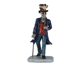 Time Traveler skelet med gammeldags stil fra Spooky Town