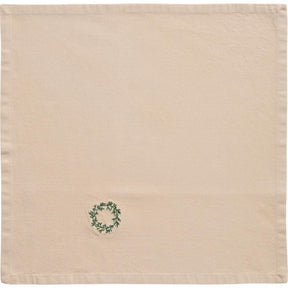 Stofserviet Tradition med julekrans